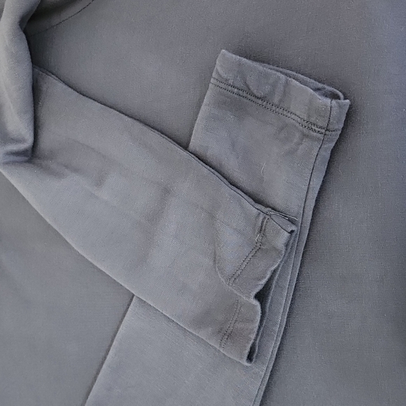 Loft Lounge Blue Long Sleeve Swing Dress Size M - Picture 11 of 12